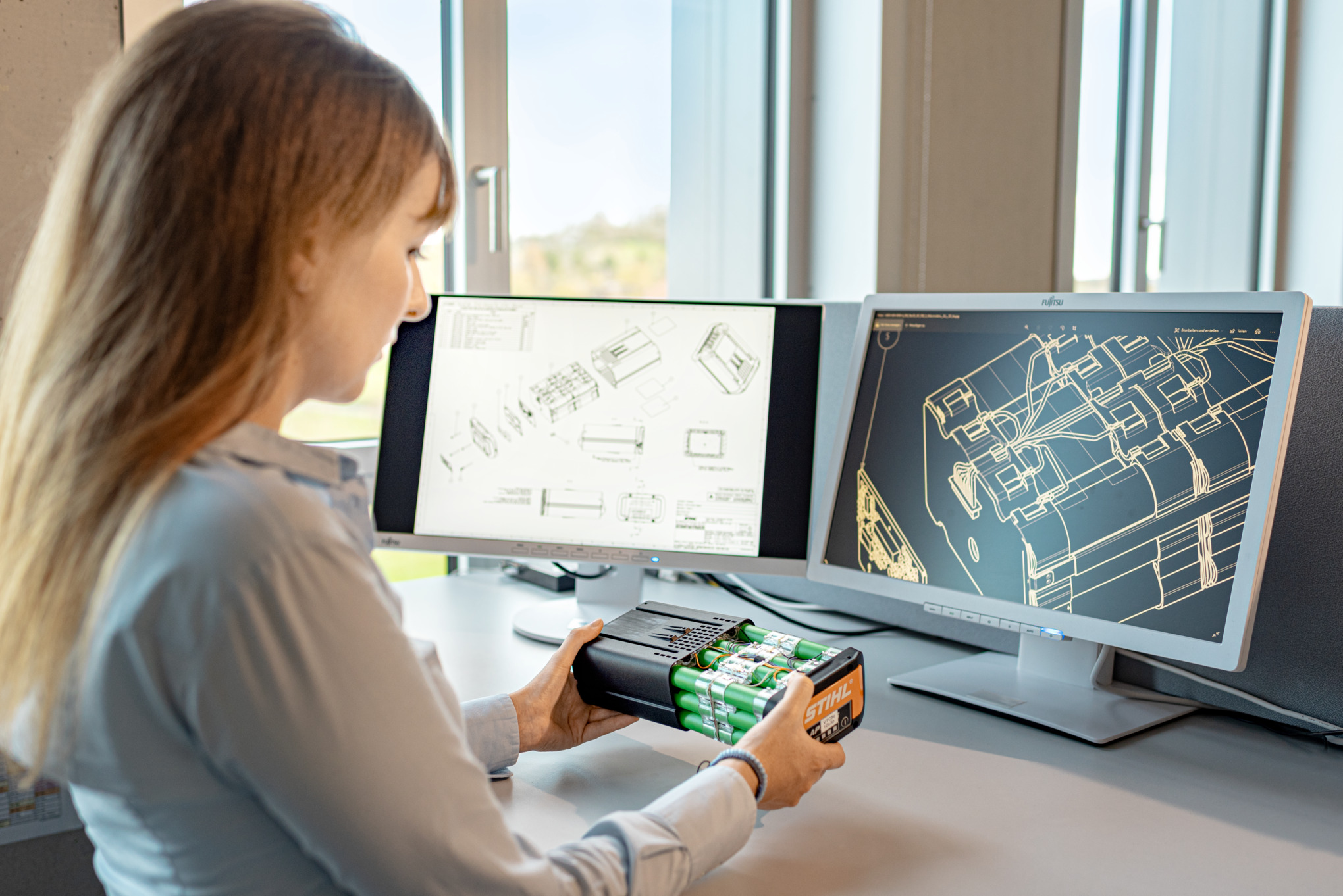 Výroba baterií ve společnosti STIHL